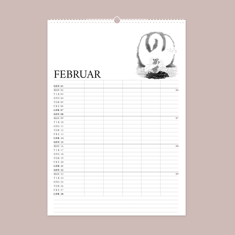 2026 familiekalender - H.C. Andersens eventyr