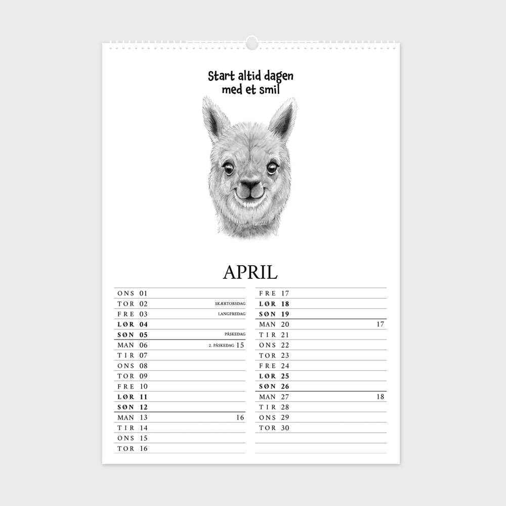 2026 vægkalender - Citater