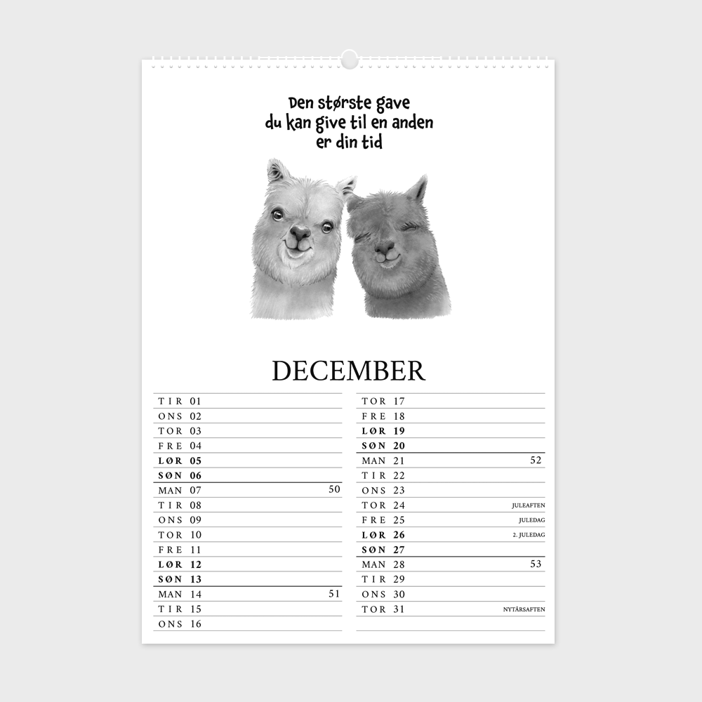 2026 vægkalender - Citater