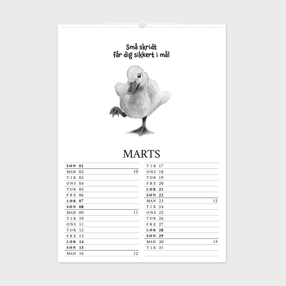 2026 vægkalender - Citater