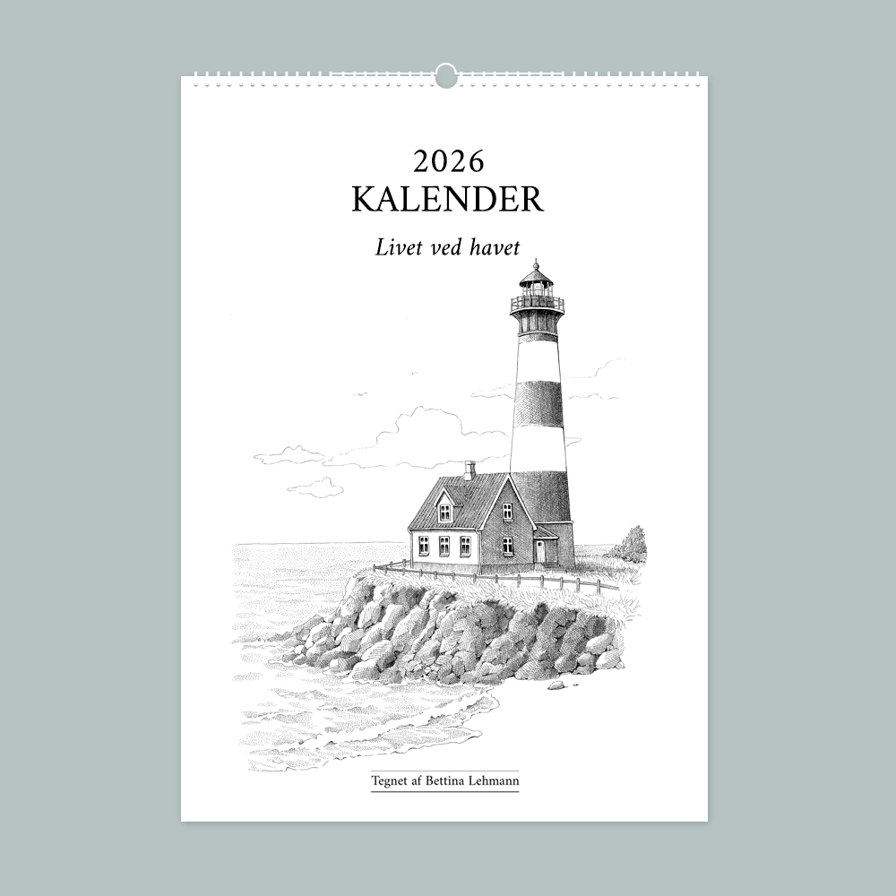 2026-kalender - Livet ved havet