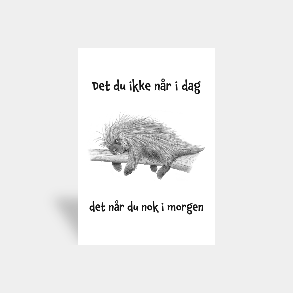 Kort - Det du ikke når i dag, når du nok i morgen