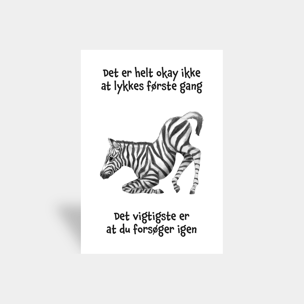 Kort - Det er okay ikke at lykkes første gang