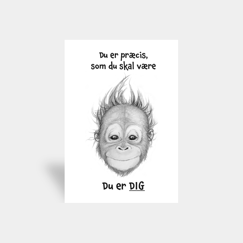 Kort - Du er præcis som du skal være. Du er DIG