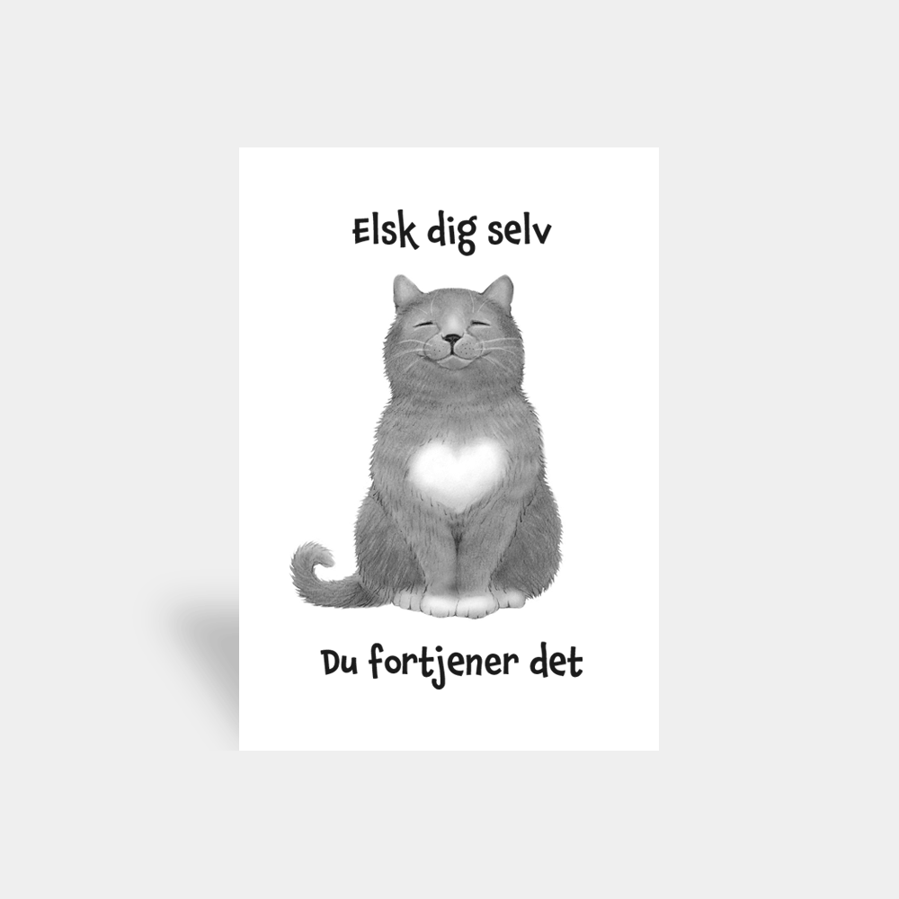 Kort - Elsk dig selv. Du fortjener det