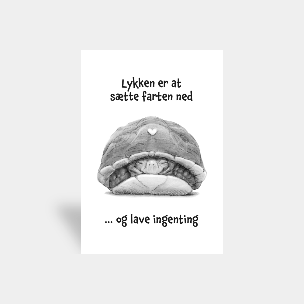 Kort - Lykken er at sætte farten ned og lave ingenting