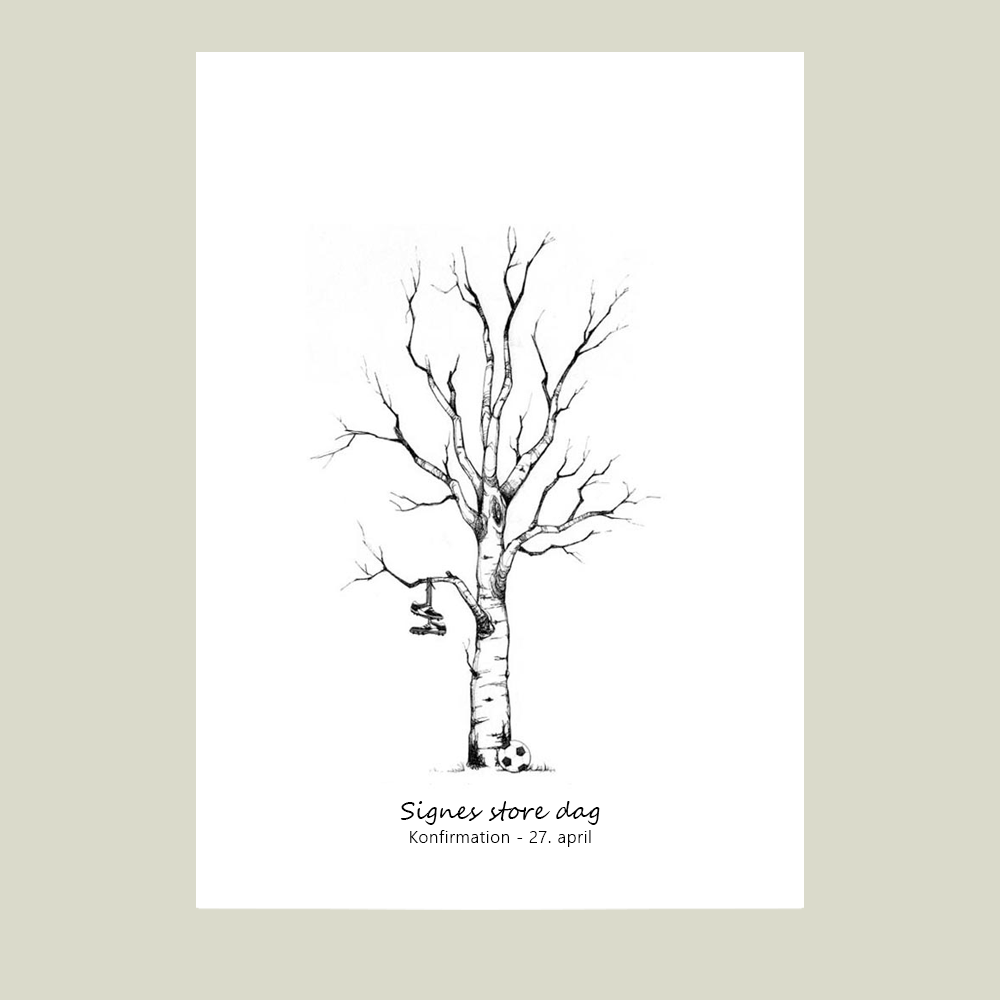 Fingeraftryksplakat // Fodbold