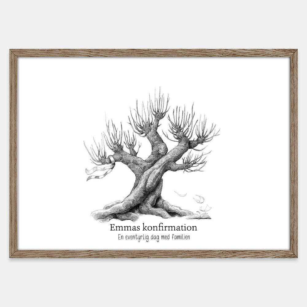 Fingeraftryksplakat // Poppeltræ