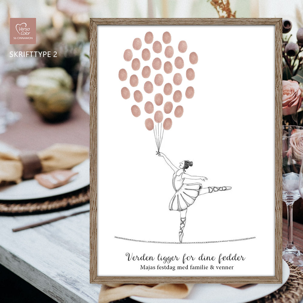 Fingeraftryksplakat // Linedanser