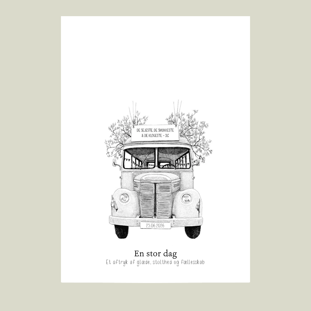 Fingeraftryksplakat // Studentervogn