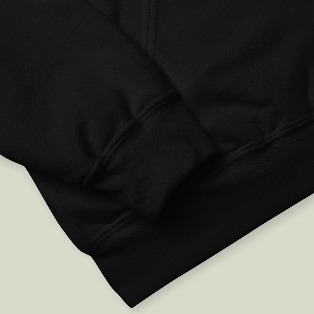 Hoodie med citat - Er vågen, men ikke til stede