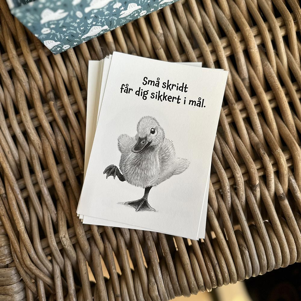 Kort - "Små skridt får dig sikkert i mål."