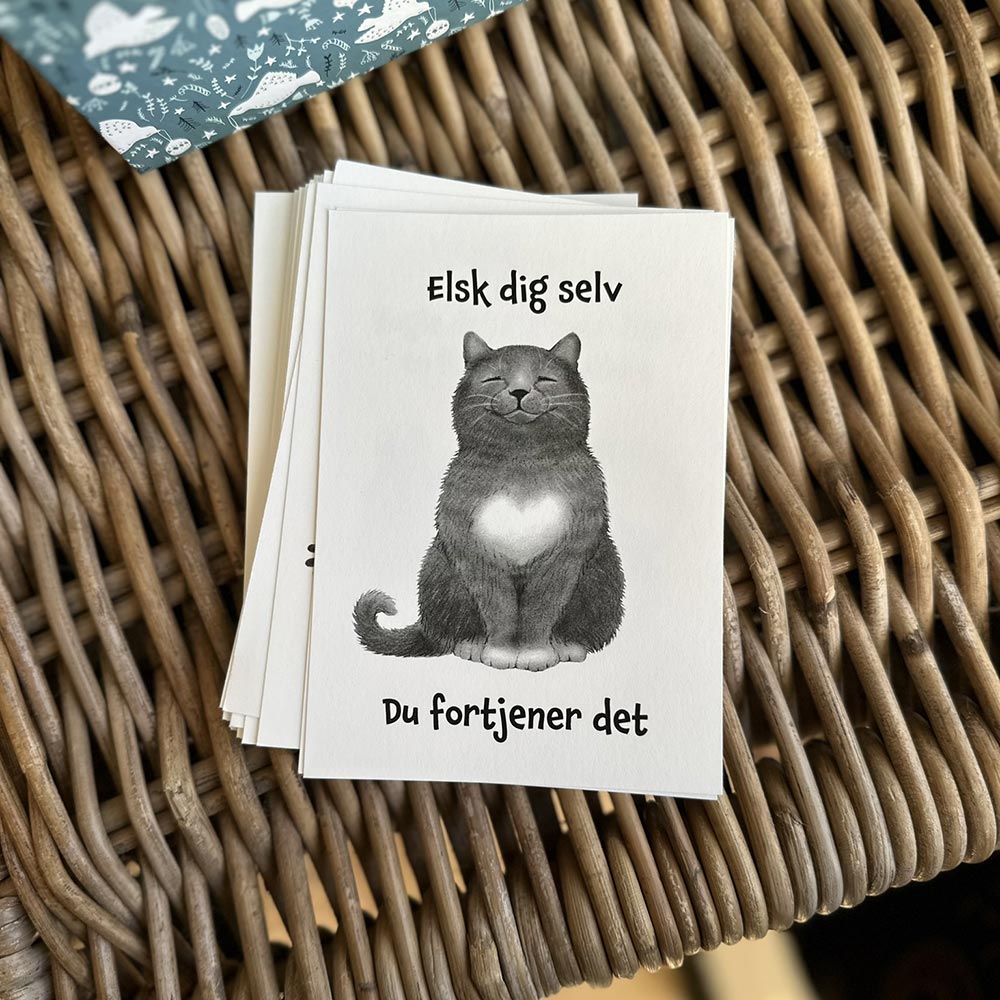Kort - "Elsk dig selv. Du fortjener det."