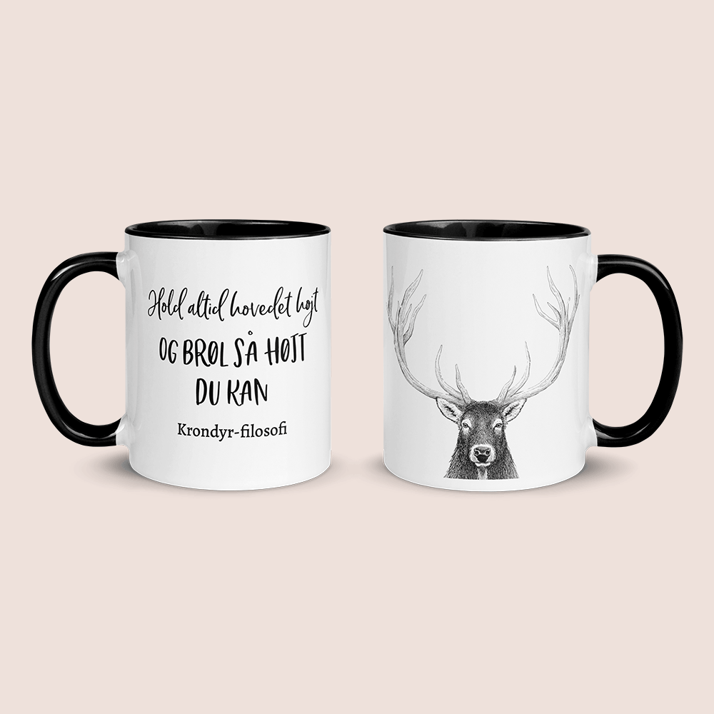 "Hold hovedet højt" - krus