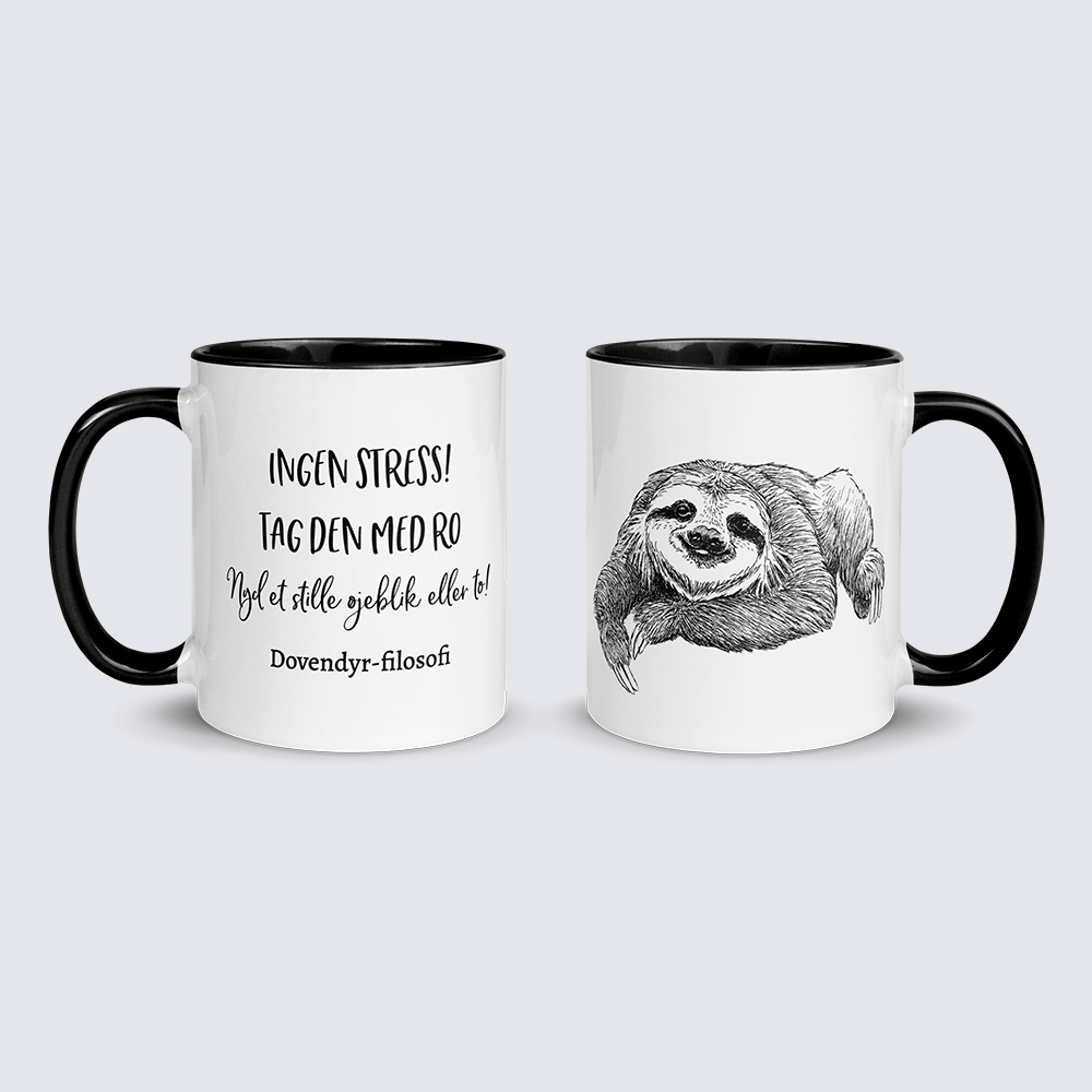 "Ingen stress" - krus