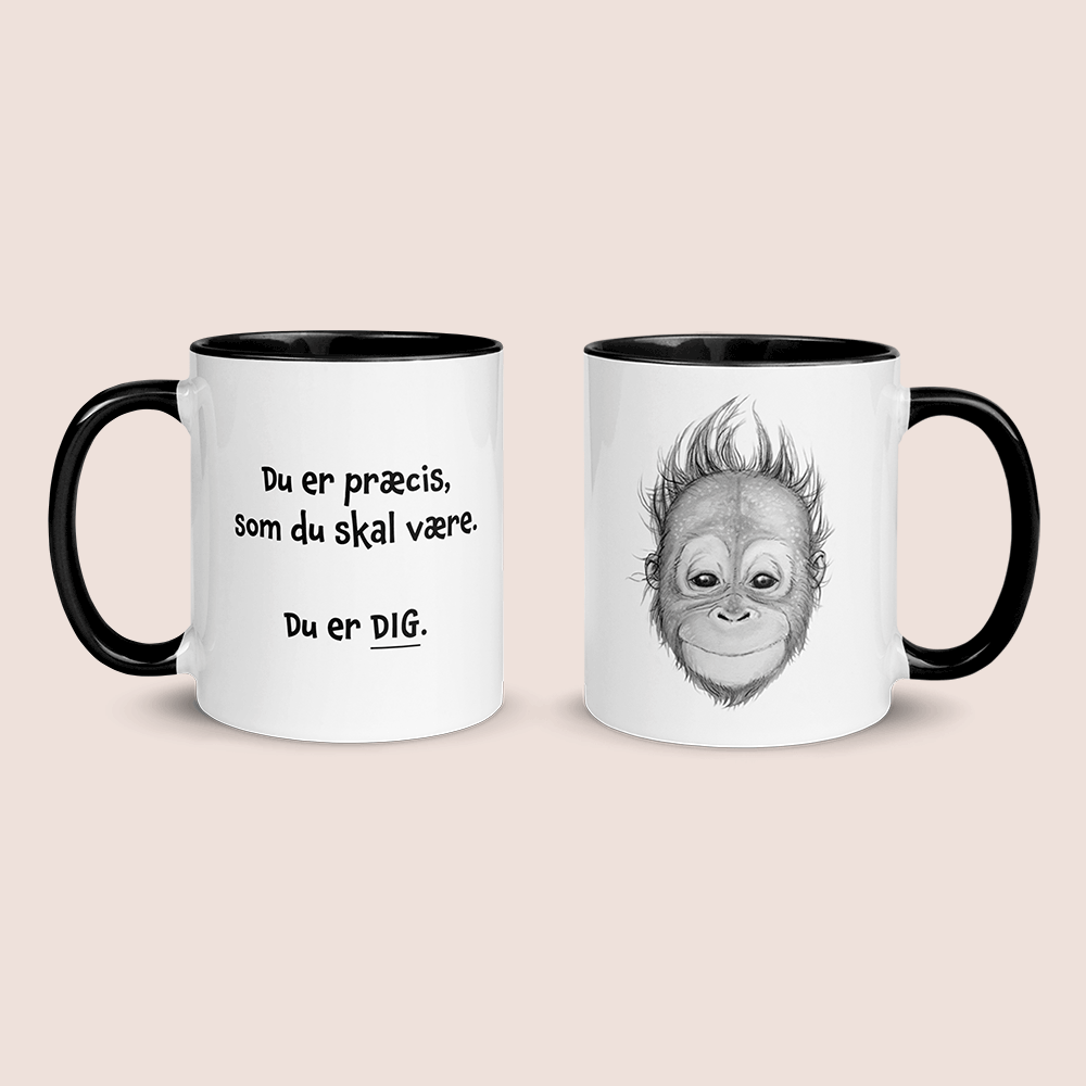 "Du er præcis som du skal være" - krus