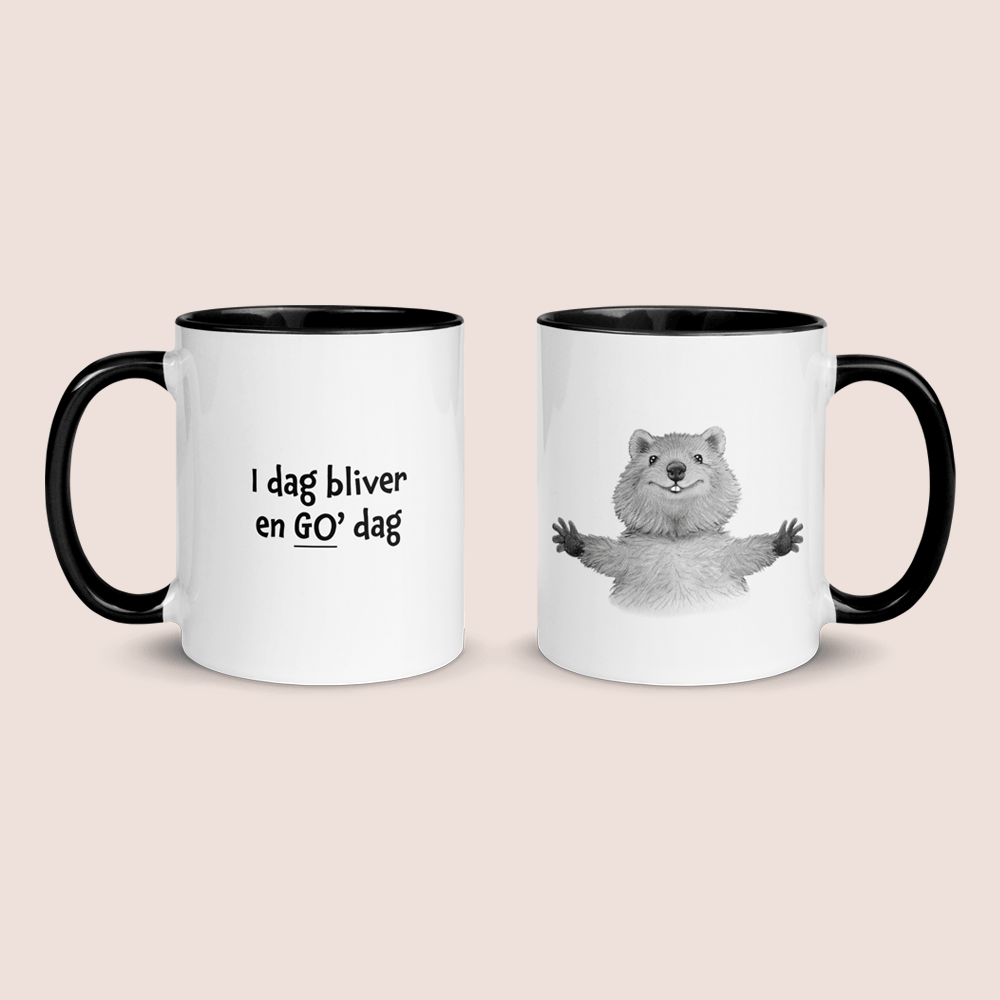 "I dag bliver en god dag" - krus