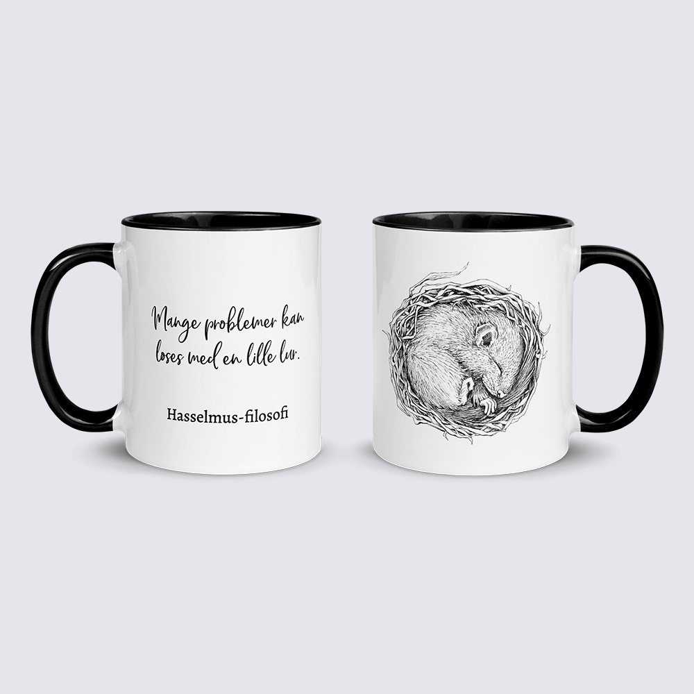 "Nogle problemer kan løses med en lille lur" - krus