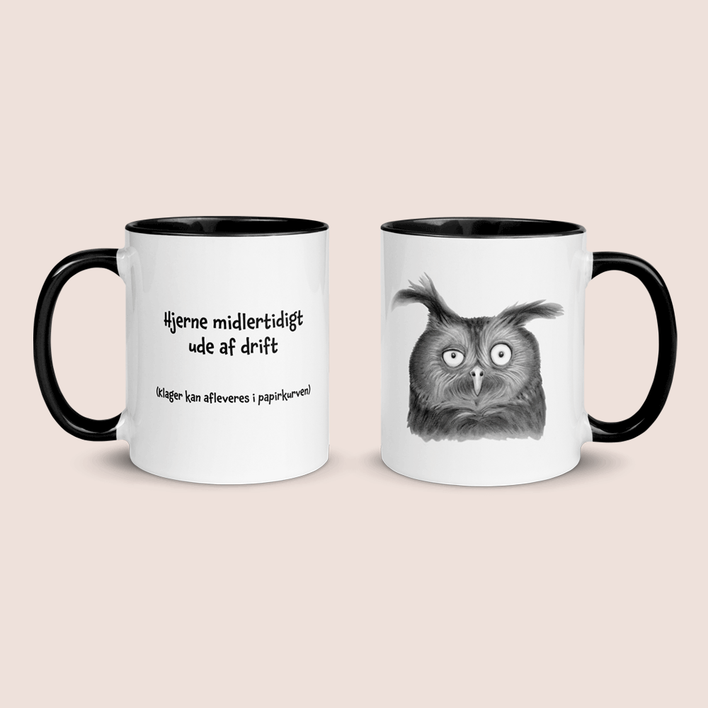 "Hjerne midlertidigt ude af drift" - krus