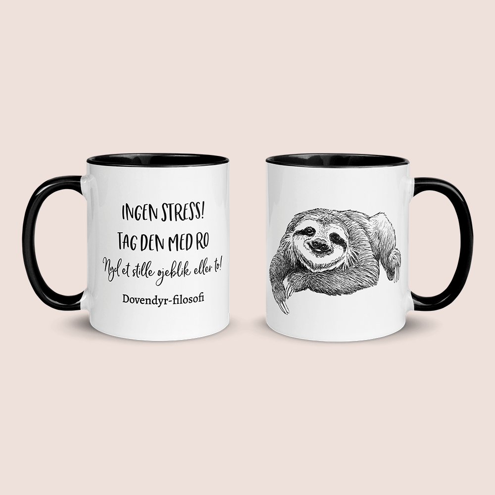 "Ingen stress" - krus