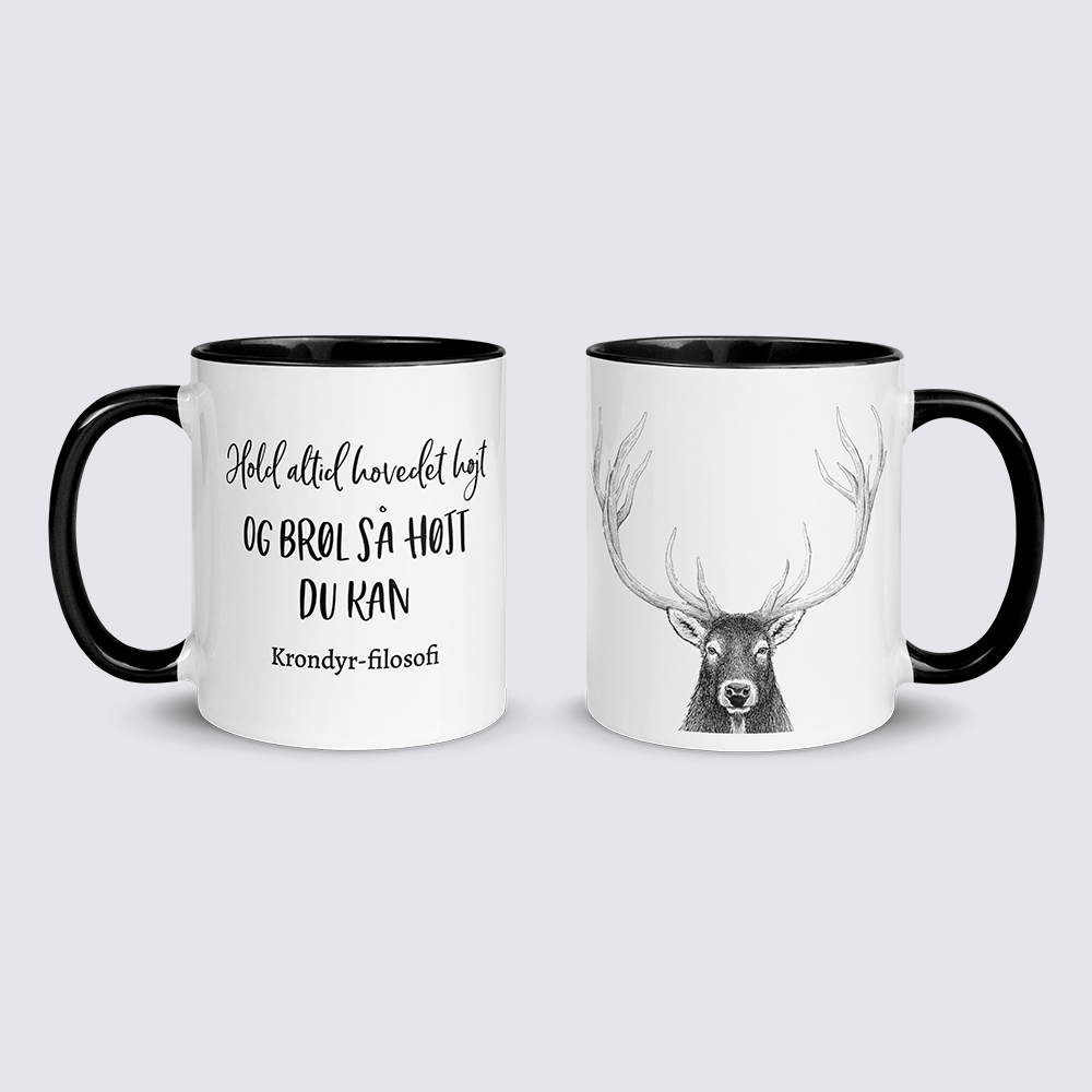 "Hold hovedet højt" - krus