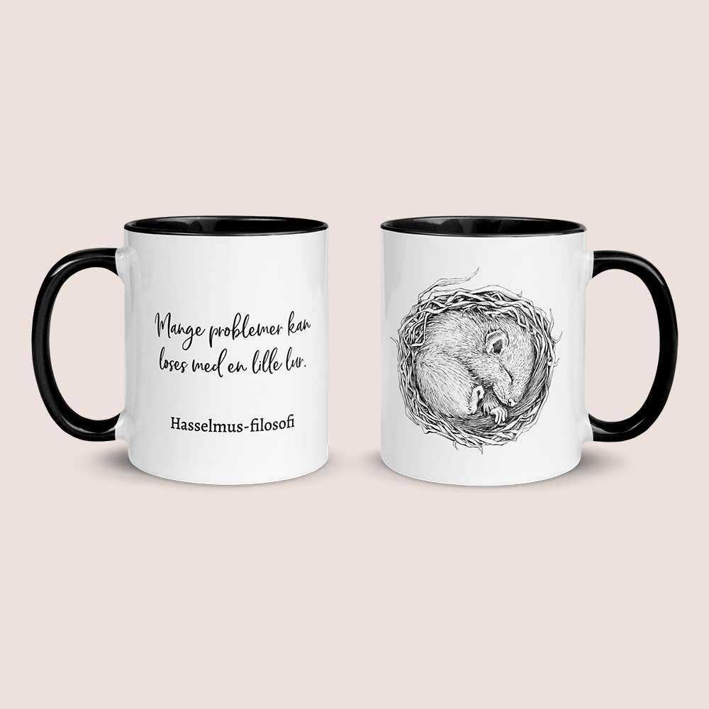 "Nogle problemer kan løses med en lille lur" - krus