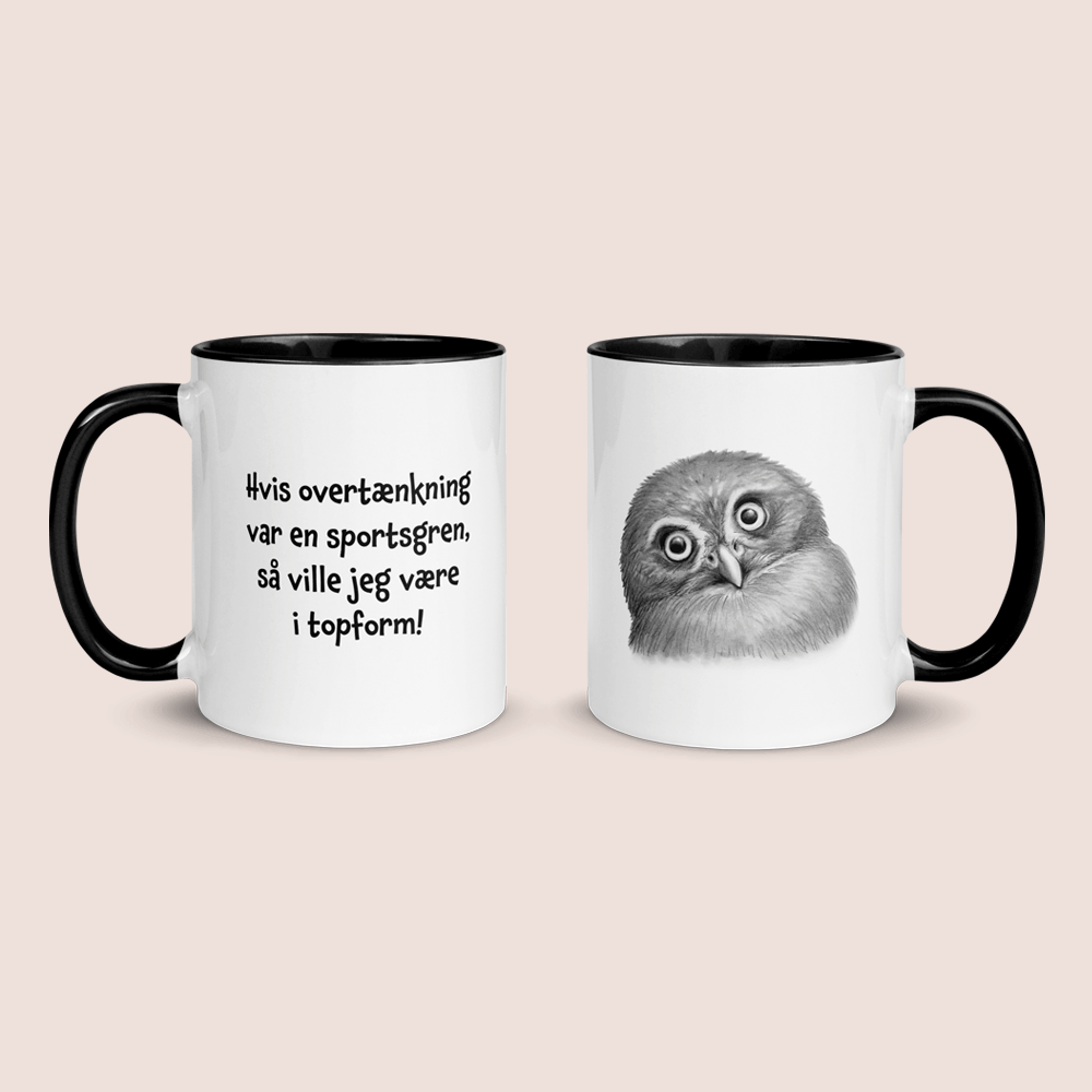 "Hvis overtænkning var en sportsgren" - krus