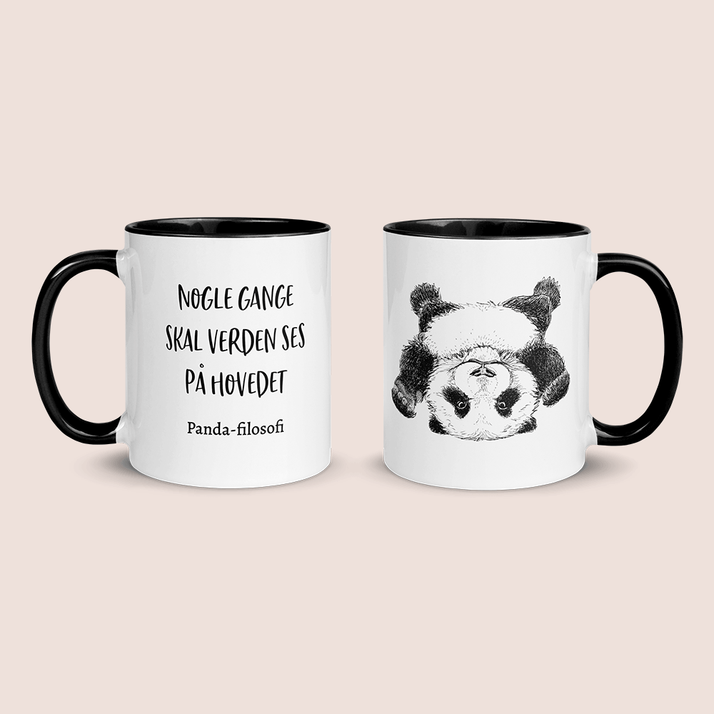 "Nogle gange skal verden ses på hovedet" - krus