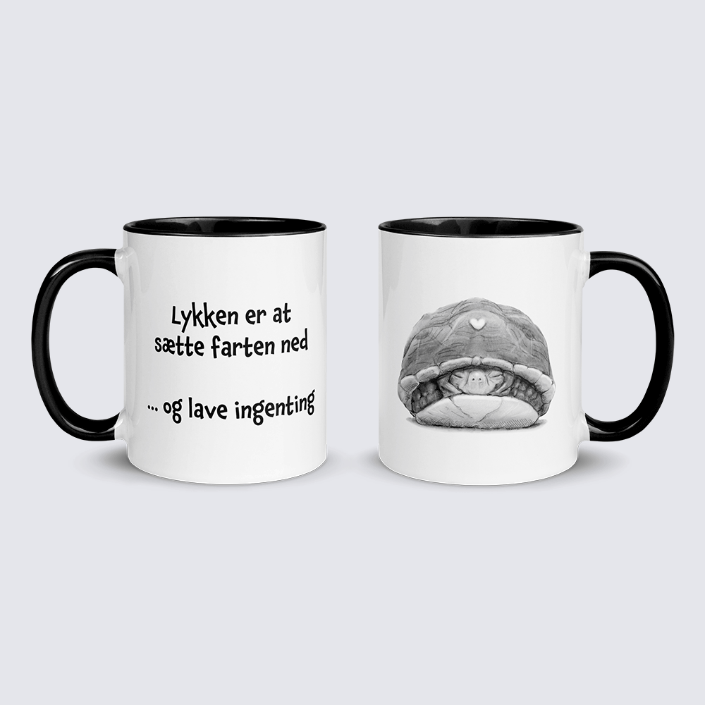 "Lykken er at sætte farten ned" - krus