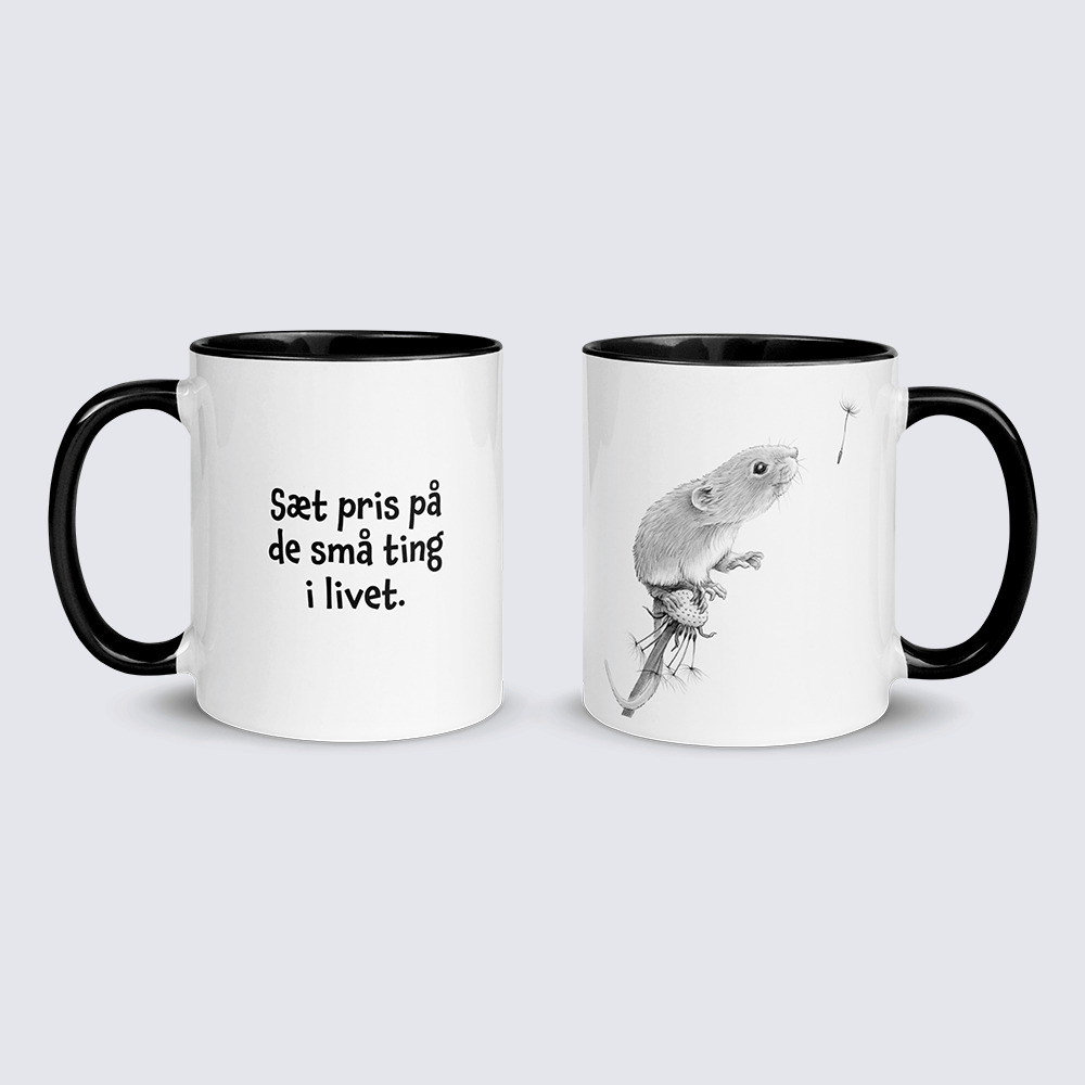 "Sæt pris på de små ting" - krus