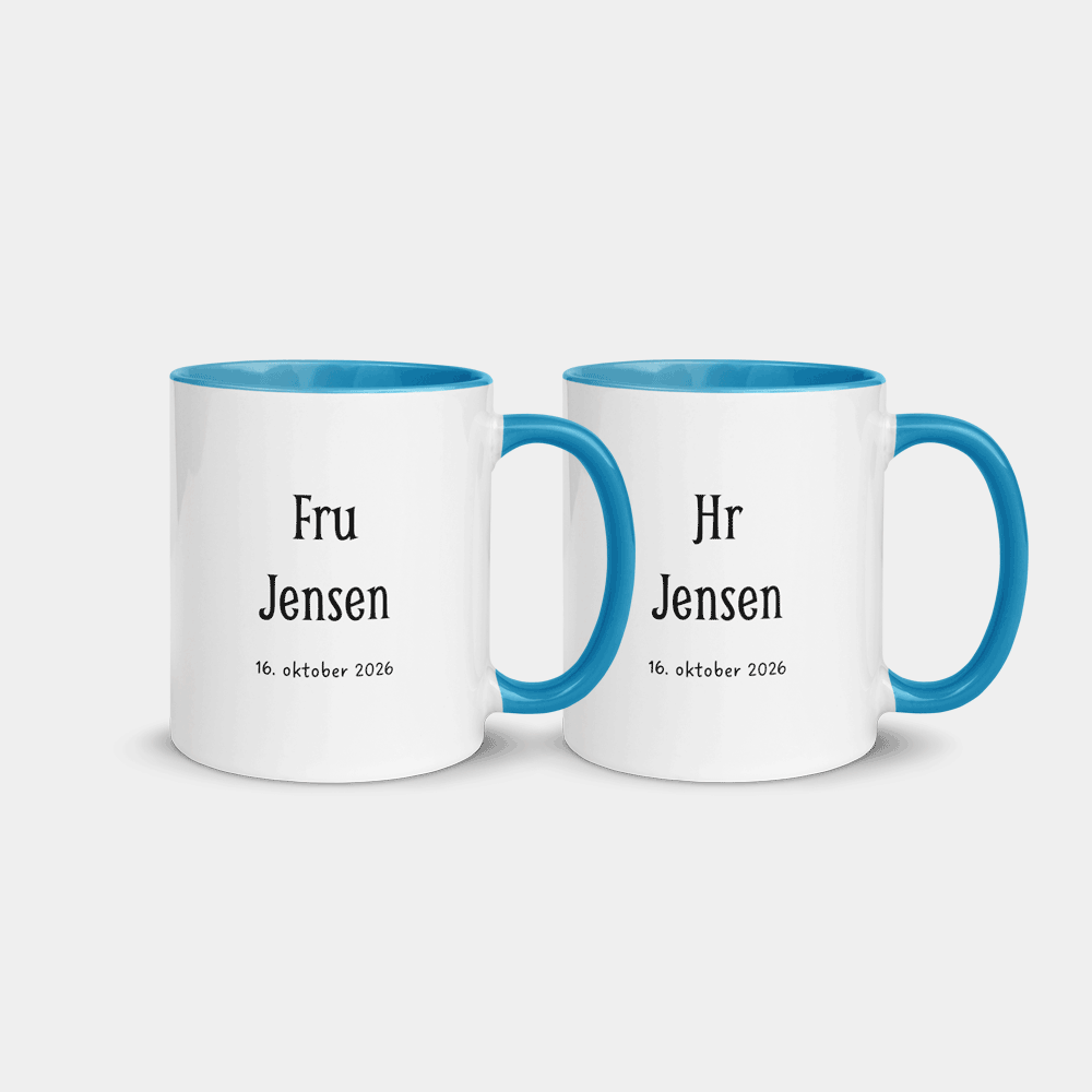 Krussæt med pandaer - Hr og fru