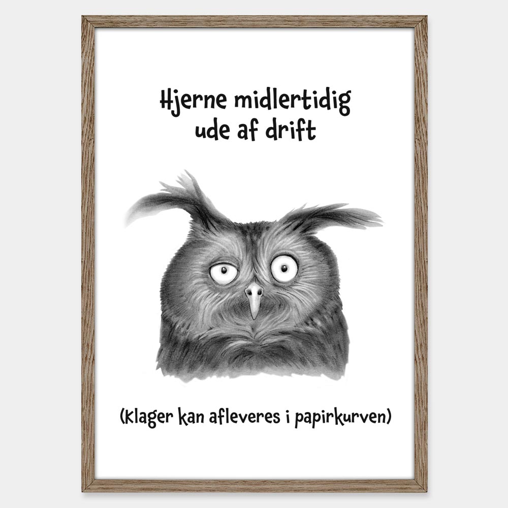 Hjerne midlertidigt ude af drift