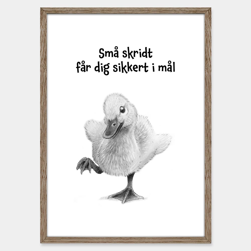 Citat: Små skridt får dig sikkert i mål