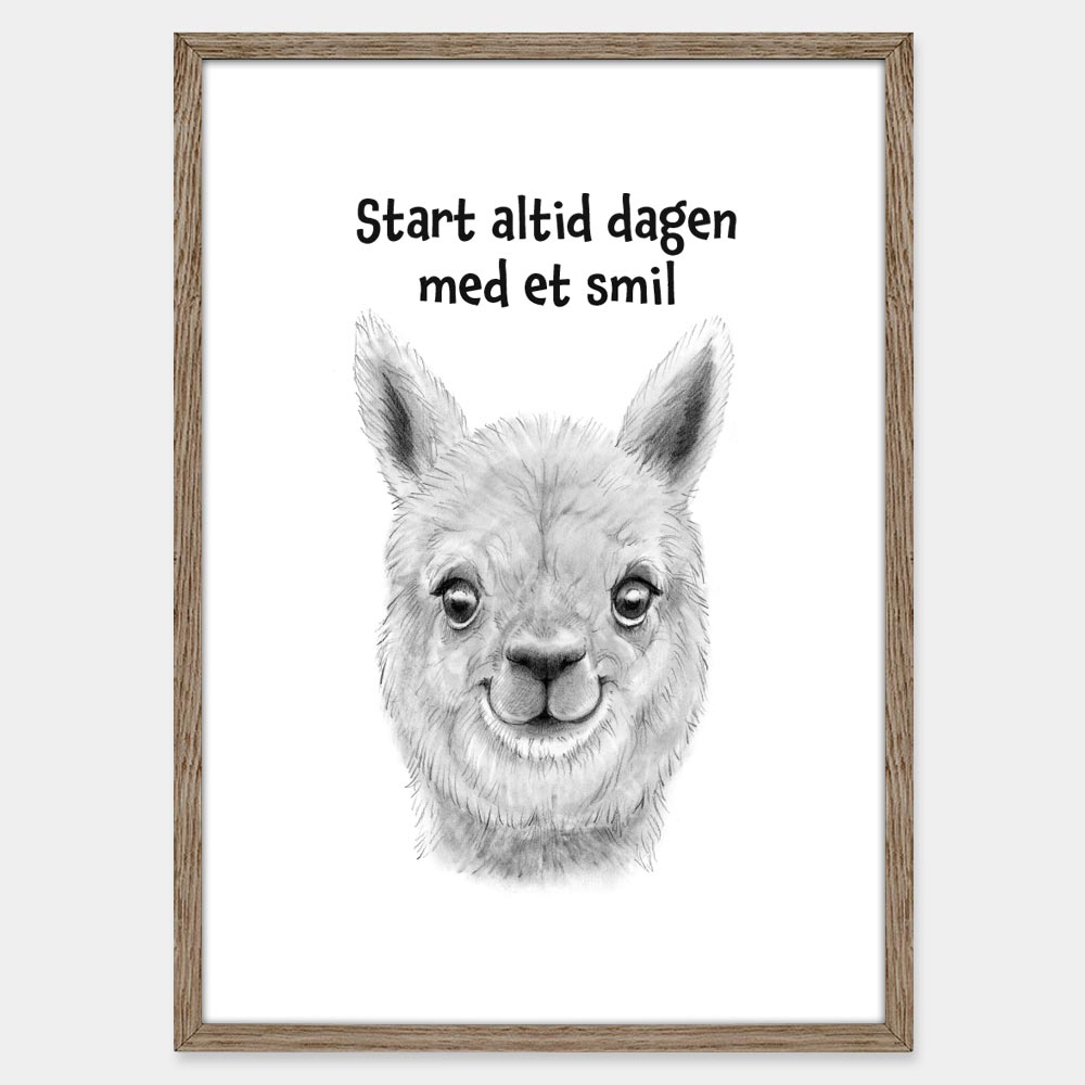 Citat: Start altid dagen med et smil