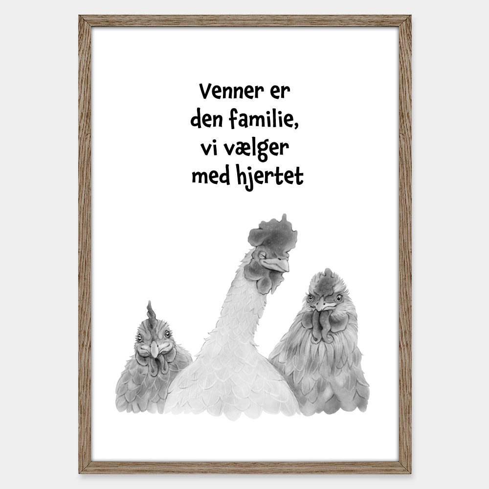 Venner er den familie, vi vælger med hjertet