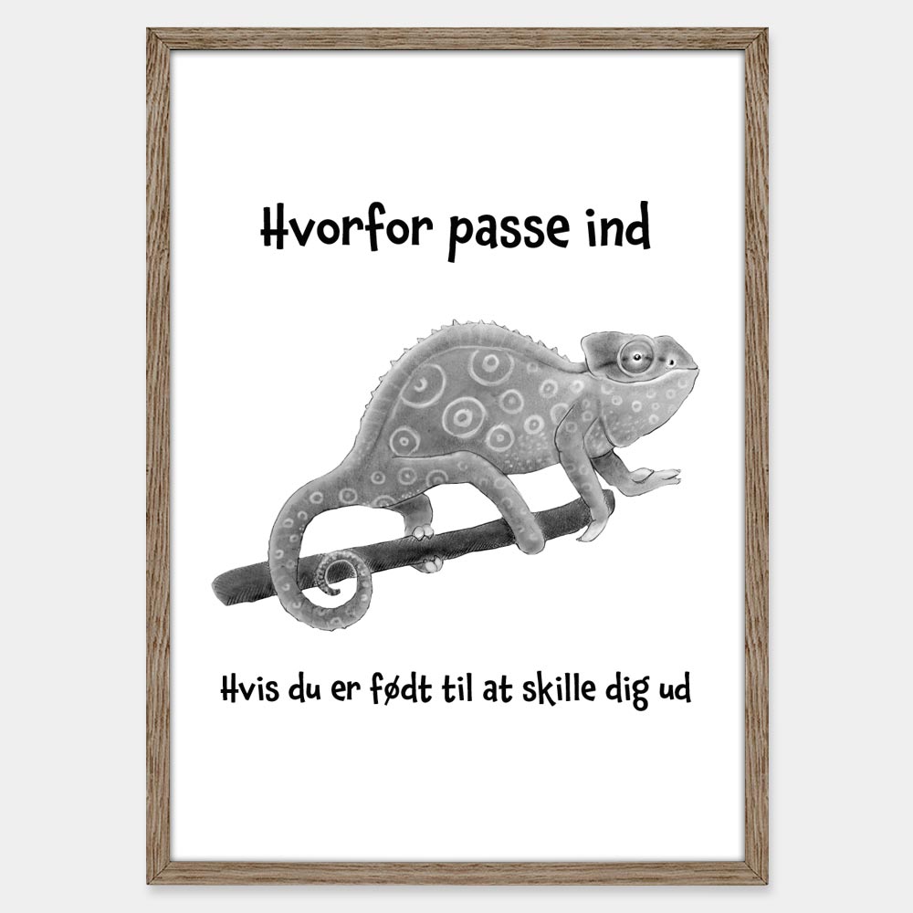 Citat: Hvorfor passe ind? Når du er født til at skille dig ud