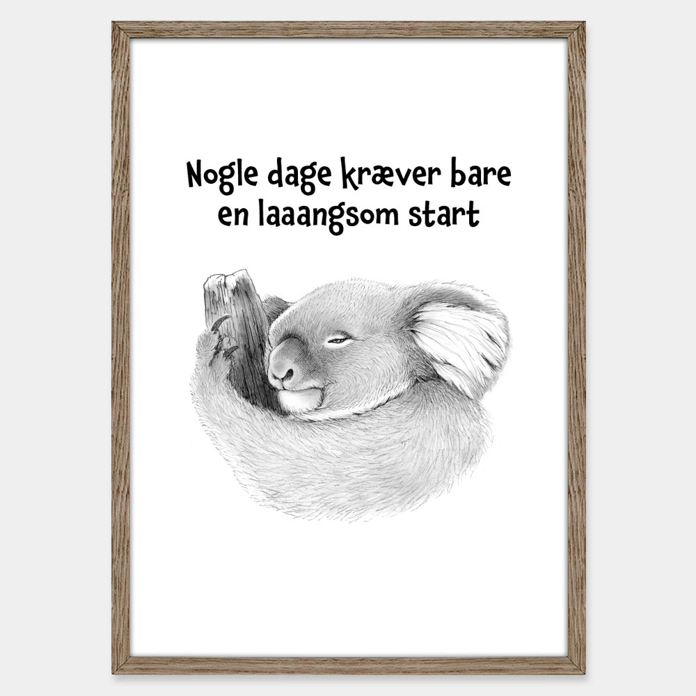 Citat: Nogle dage kræver bare en langsom start