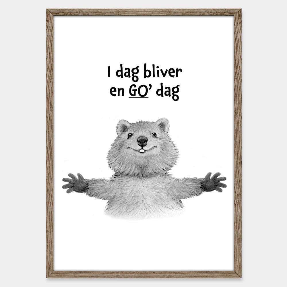Citat: I dag bliver en god dag