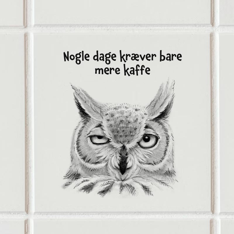 Sticker - Kaffeugle