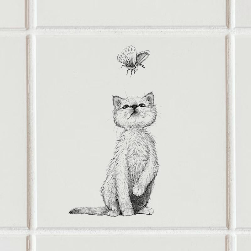 Sticker - Lille kat