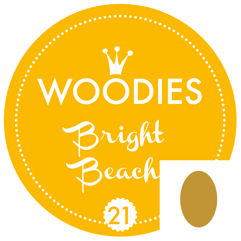 Stempelpude Bright Beach