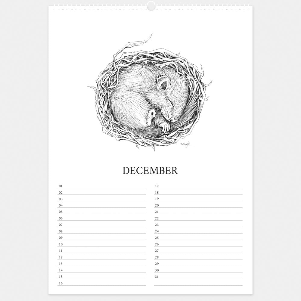 Evighedskalender- Dyr fra den danske natur