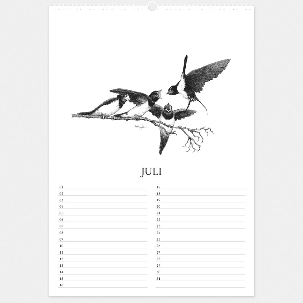 Evighedskalender- Dyr fra den danske natur