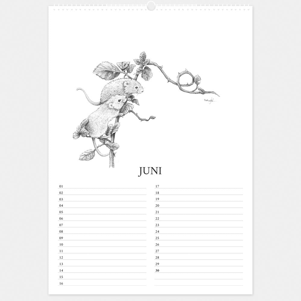 Evighedskalender- Dyr fra den danske natur