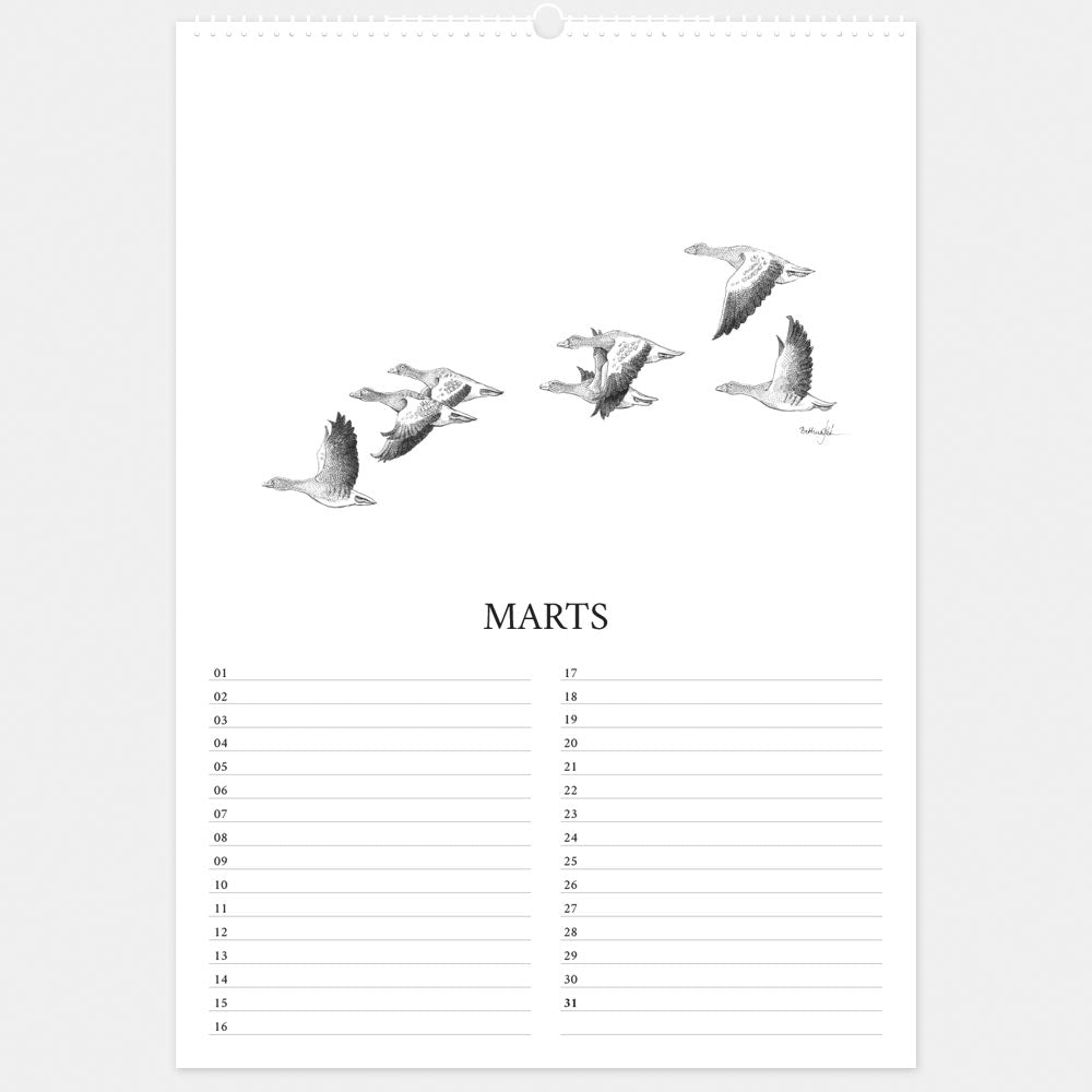 Evighedskalender- Dyr fra den danske natur