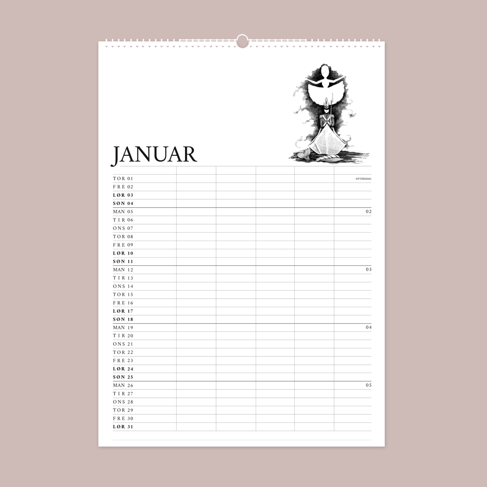 2026 familiekalender - H.C. Andersens eventyr