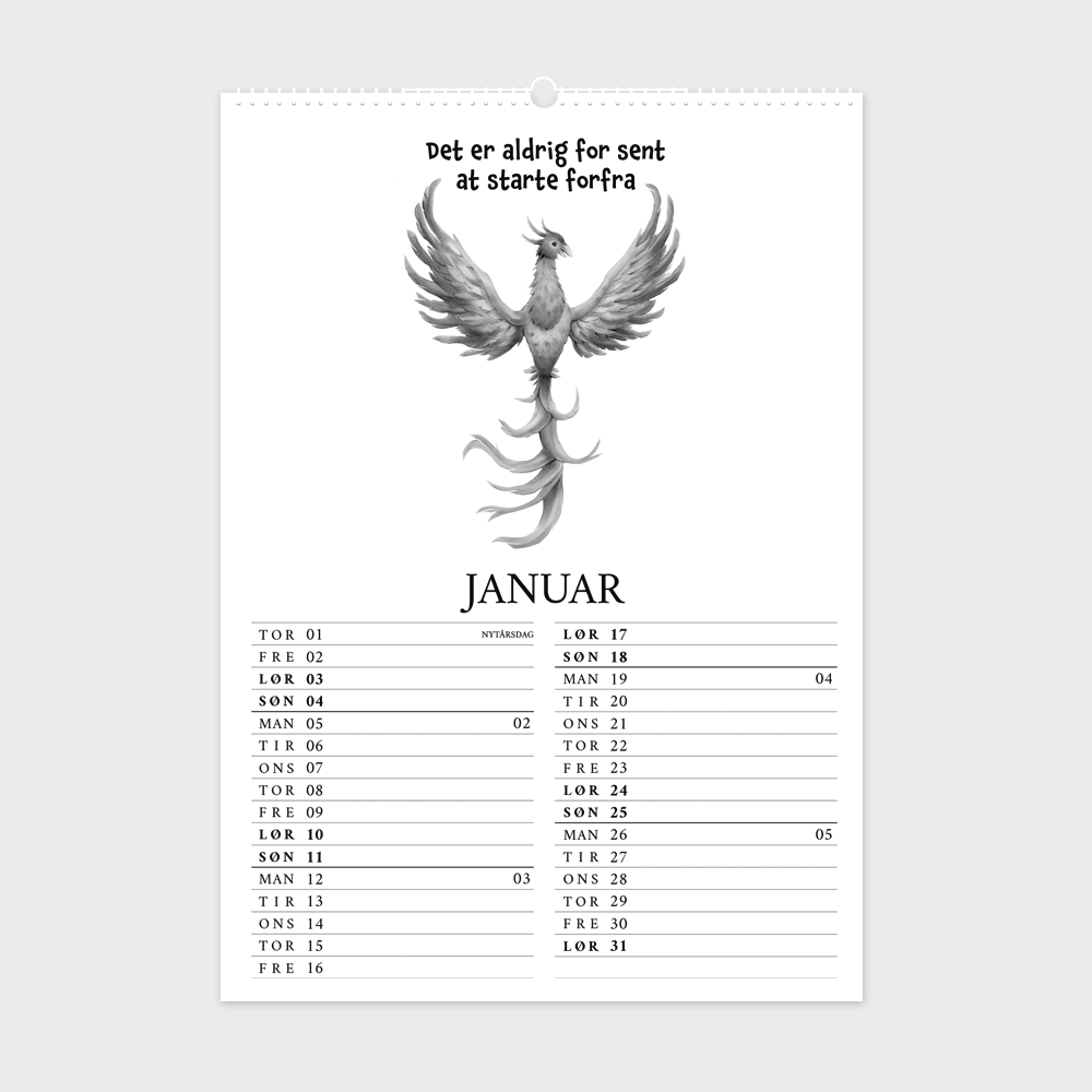2026 vægkalender - Citater