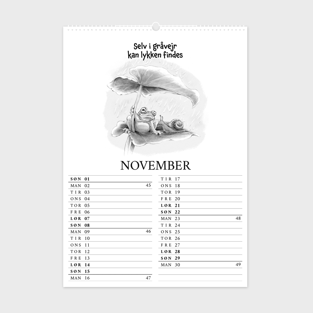 2026 vægkalender - Citater