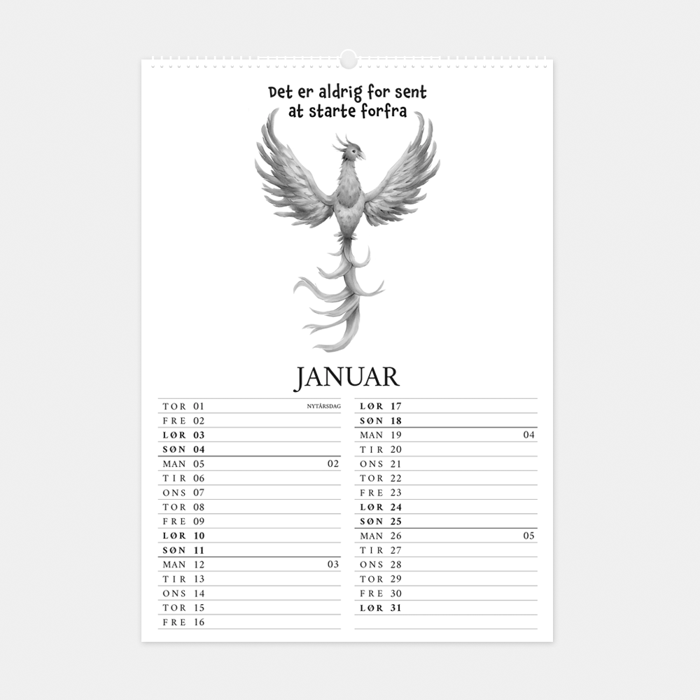 2026 vægkalender - Citater
