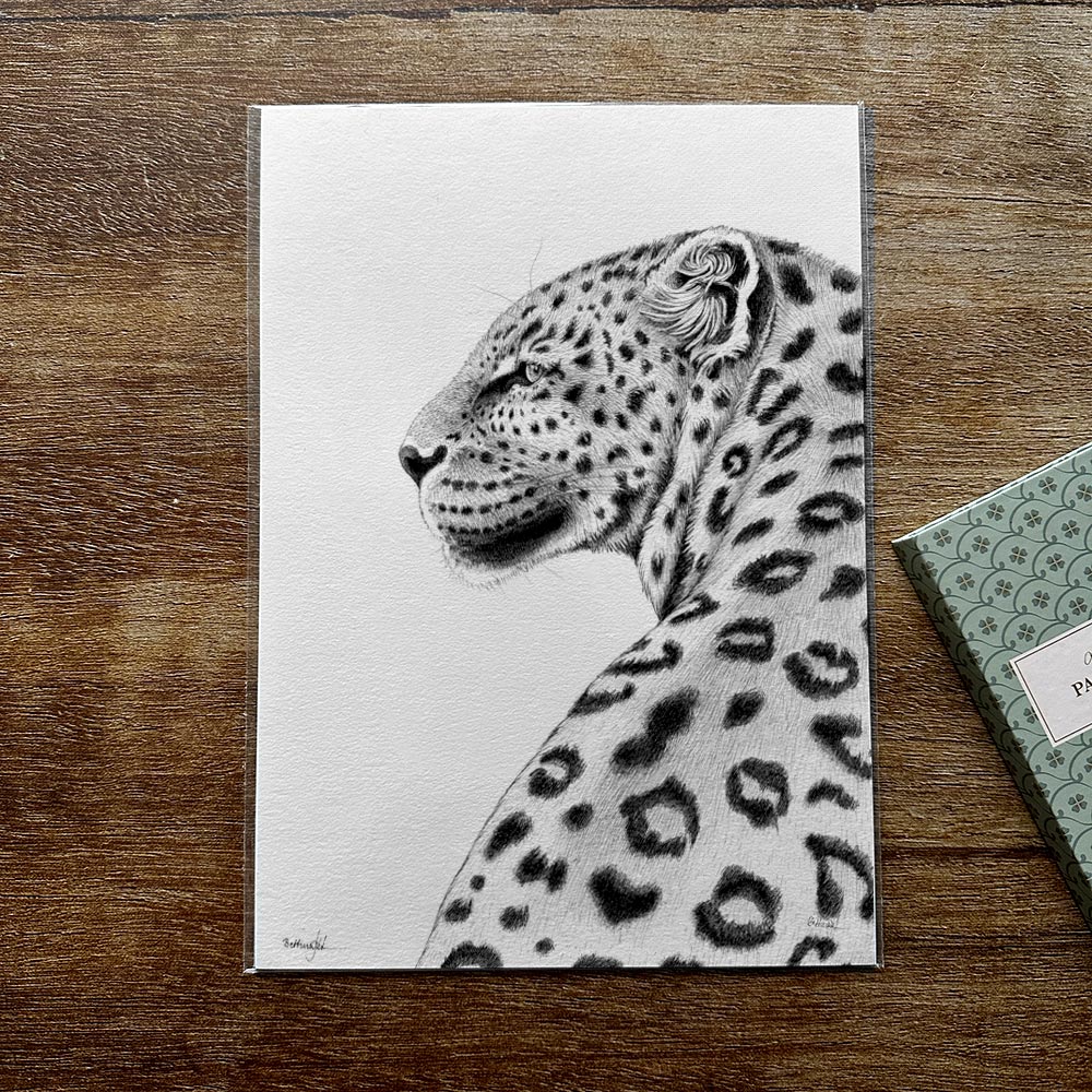 Udsalg - A4 Leopard plakat